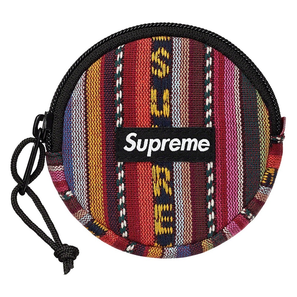 Supreme Woven Stripe Coin Pouch
Multicolor NWOT